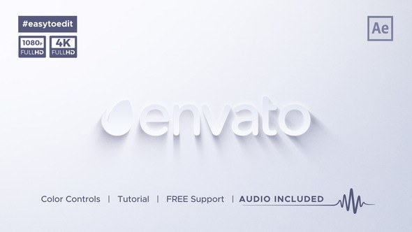 Videohive Clean & Simple Logo Reveal Logo Stings template preview