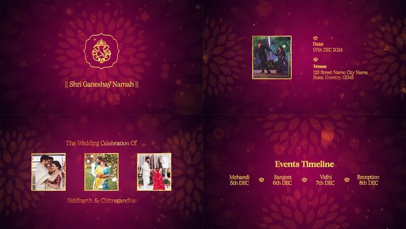 Videohive Indian Wedding Invitation 55392943 Openers template preview