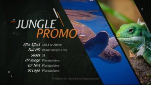 Videohive Jungle Promo Video Displays template preview