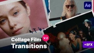 Videohive Collage Transitions v2 Elements template preview