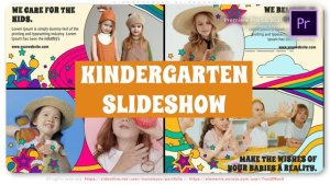 Kindergarten Slideshow Premiere Pro template preview