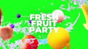 Videohive Fresh Fruit Intro Logo Stings template preview
