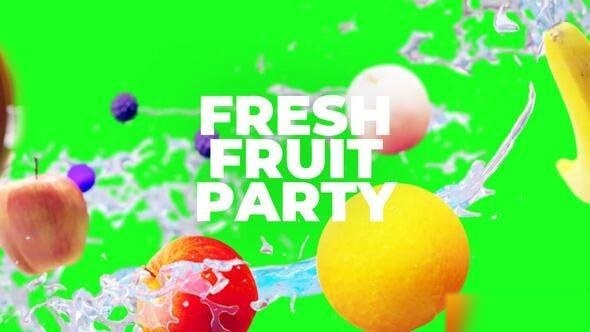 Videohive Fresh Fruit Intro Logo Stings template preview
