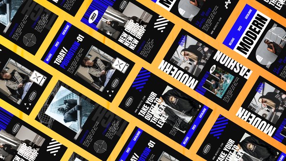 Videohive Tixcel Futuristic Instagram Reel Product Promo template preview