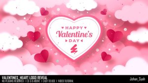 Videohive Valentines_Heart Logo Reveal Logo Stings template preview