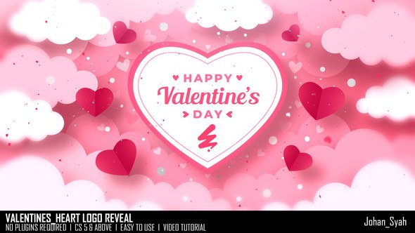 Videohive Valentines_Heart Logo Reveal Logo Stings template preview