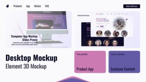 Videohive Desktop Mockup Product Promo template preview