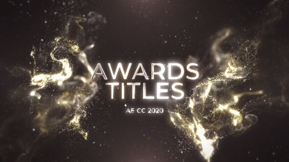 Videohive Gold Awards Titles Titles template preview