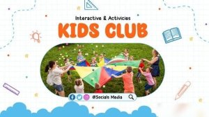 Videohive Kids Club Slide Promo Openers template preview