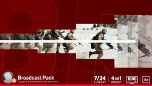 News Opener Pack Video Displays template preview