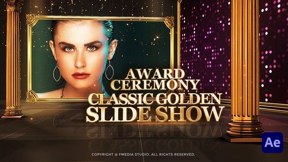 Videohive Classic Golden Awards Slideshow Openers template preview