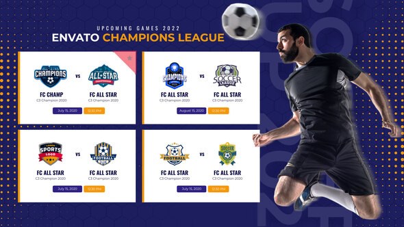 Videohive Football Promo Social Video V16 Broadcast-packages template preview