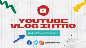Videohive Youtube Vlog Intro 45917198 Openers template preview