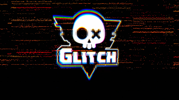 Videohive Dynamic Glitch Logo Reveal Logo Stings template preview