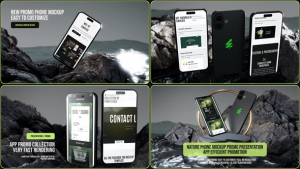 Videohive Nature Phone Mockup Promo Openers template preview