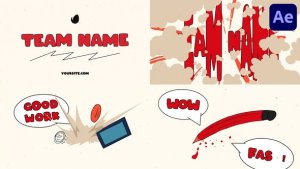 Videohive Sport Cartoon Logo for After Effects Logo Stings template preview