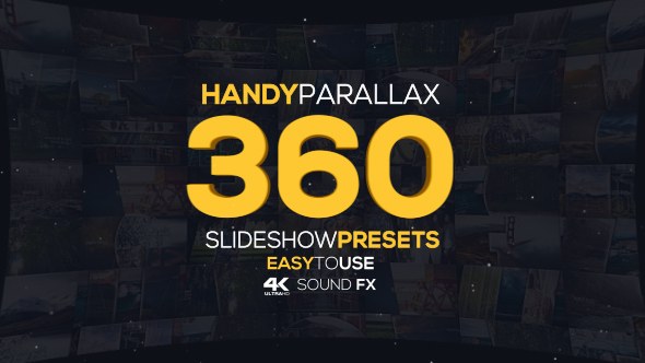 Videohive Handy Parallax Presets Video Displays template preview