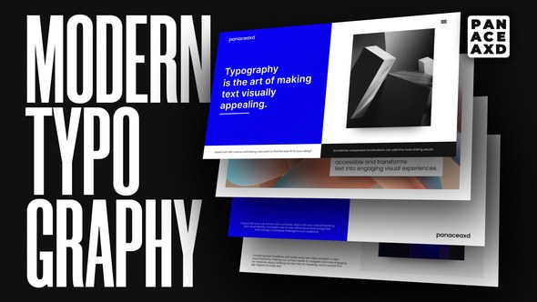 Videohive Modern Typography 53933259 Titles template preview