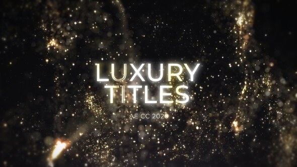Videohive Luxury Gold Awards Titles Titles template preview