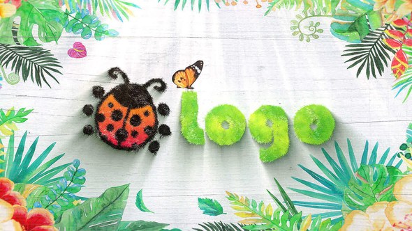 Videohive Nature Grass Logo Logo Stings template preview