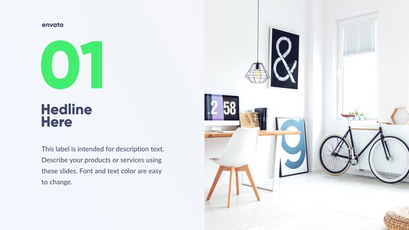 Videohive Minimal Corporate Video Pack Video Displays template preview