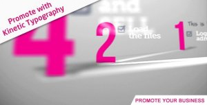 Videohive Promote With Kinetic Typography Openers template preview