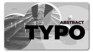 Videohive Abstract Typography Intro Openers template preview