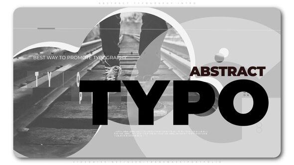 Videohive Abstract Typography Intro Openers template preview