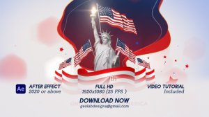 Videohive USA Independence Day 58470651 Video Displays template preview