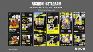 Videohive Fashion Instagram Template Product Promo template preview