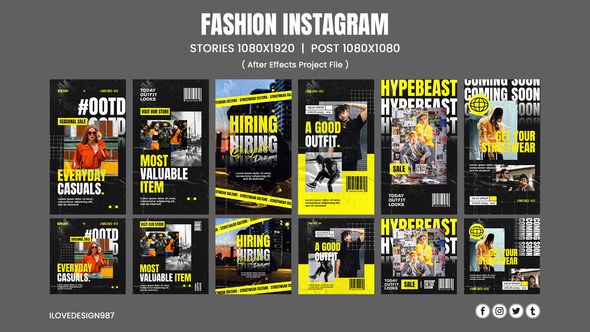 Videohive Fashion Instagram Template Product Promo template preview