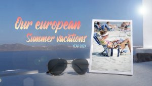 Videohive European Summer Vacations Slideshow Video Displays template preview
