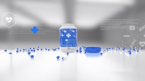 Videohive Tablets Antiviral  Commercial Openers template preview