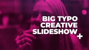 Videohive Big Typo Dynamic Slideshow Elements template preview