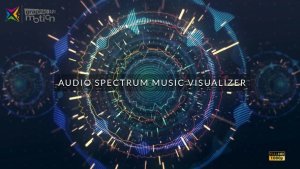 Audio Spectrum Music Visualizer Video Displays template preview