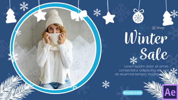 Videohive Winter Sale Product Promo template preview