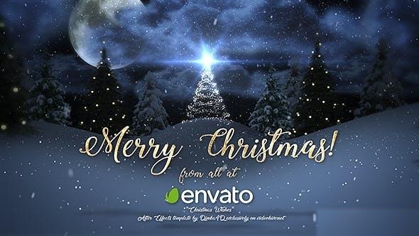 Videohive Christmas Wishes 21004696 Openers template preview