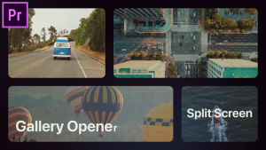 Bento Multiscreen Slideshow MOGRT for Premier Pro Premiere Pro template preview
