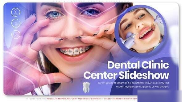 Videohive Dental Clinic Center Slideshow Openers template preview