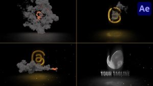 Videohive Fire and Smoke Logo Reveal for After Effects 48472684 Logo Stings template preview