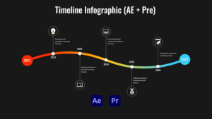 Videohive Timeline Infographic (AE + Pre) Infographics template preview