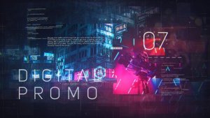 Digital Promo Video Displays template preview