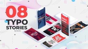 Videohive Typographic Stories Openers template preview