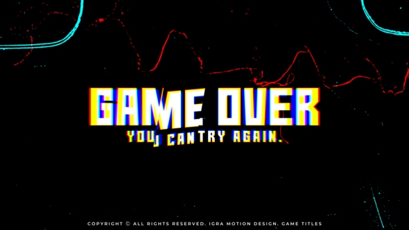 Videohive Game Titles Titles template preview