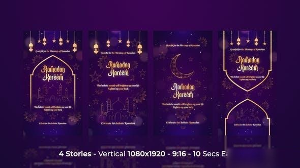 Videohive Ramadan Greetings Eid Celebration Instagram Stories Ramadan template preview