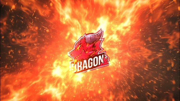Videohive Dragon Fire Logo Reveal 60650380 Logo Stings template preview