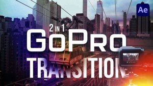 GoPro Transition Video Displays template preview