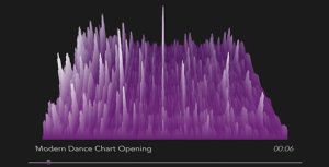 3D Audio Spectrum Visualizer Video Displays template preview