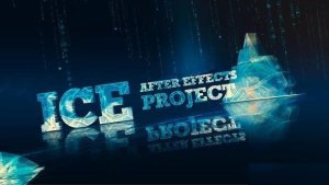Videohive Ice Winter Snow Project Openers template preview