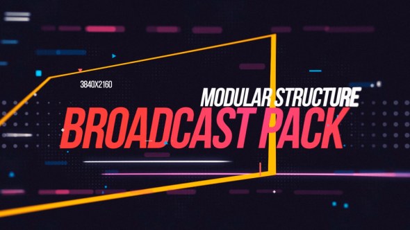 Broadcast Promo 4K Video Displays template preview